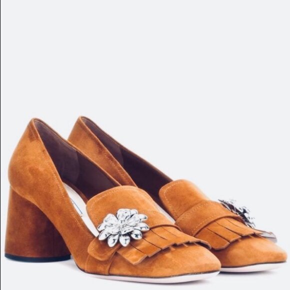 Authentic Prada Loafers-New in Box- Never Worn- Size 37.5/US SIZE 7.5 - Picture 7 of 7